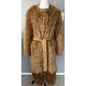 Express Tan Teddy Jacket